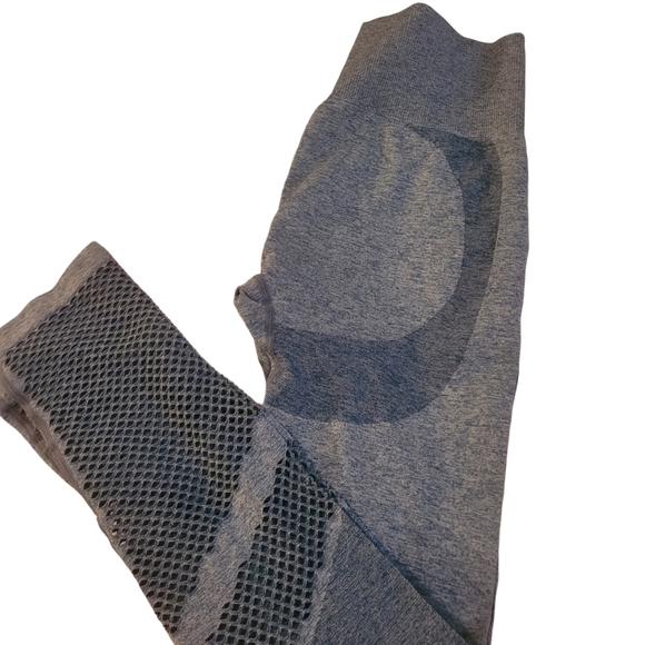 ACX Blue and Grey Heathered Leggings Sz. L-XL - Picture 2 of 5